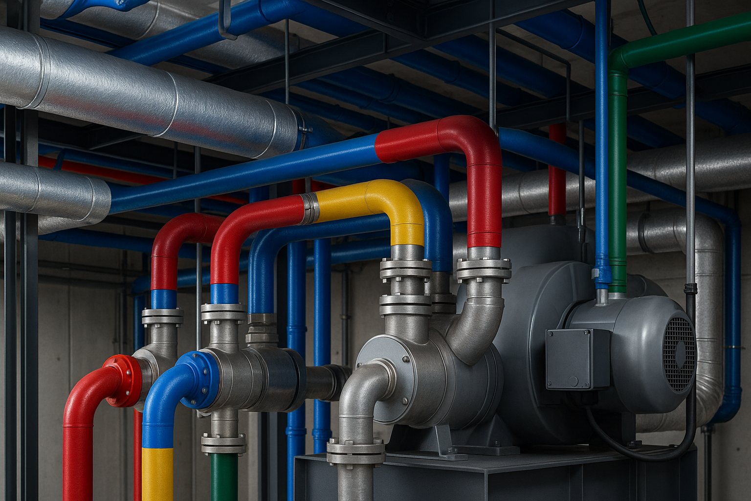 AMI HVAC technician working on air conditioning systems